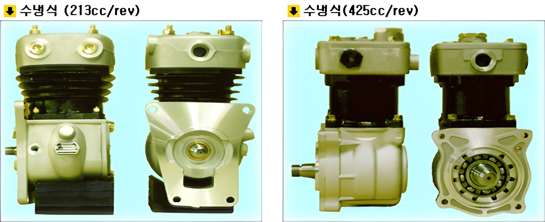 Flange Mounting 수냉식 (213cc/rev), 수냉식 (425cc/rev)